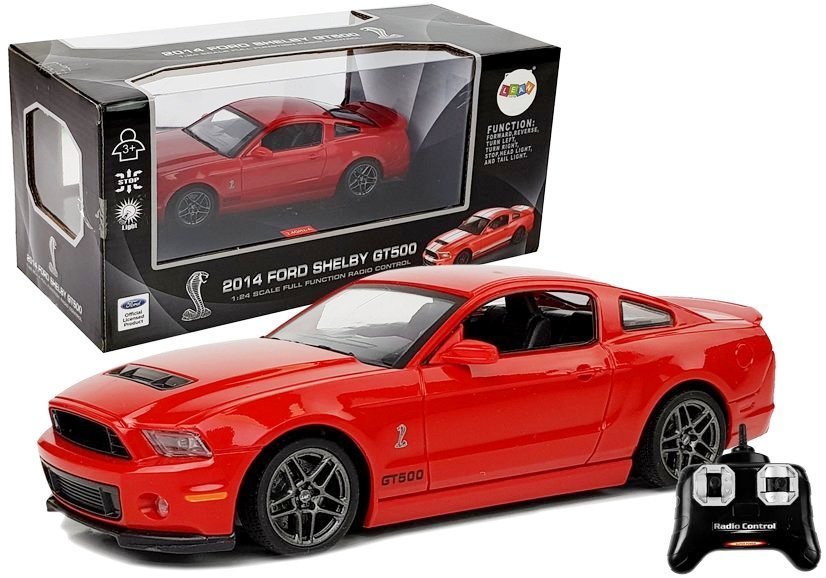 mamido Auto na diaľkové ovládanie R / C Ford Shelby GT500 červené