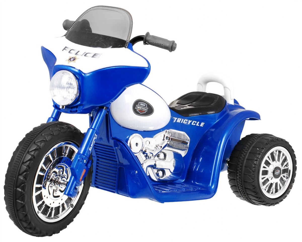 Detská elektrická motorka modrá