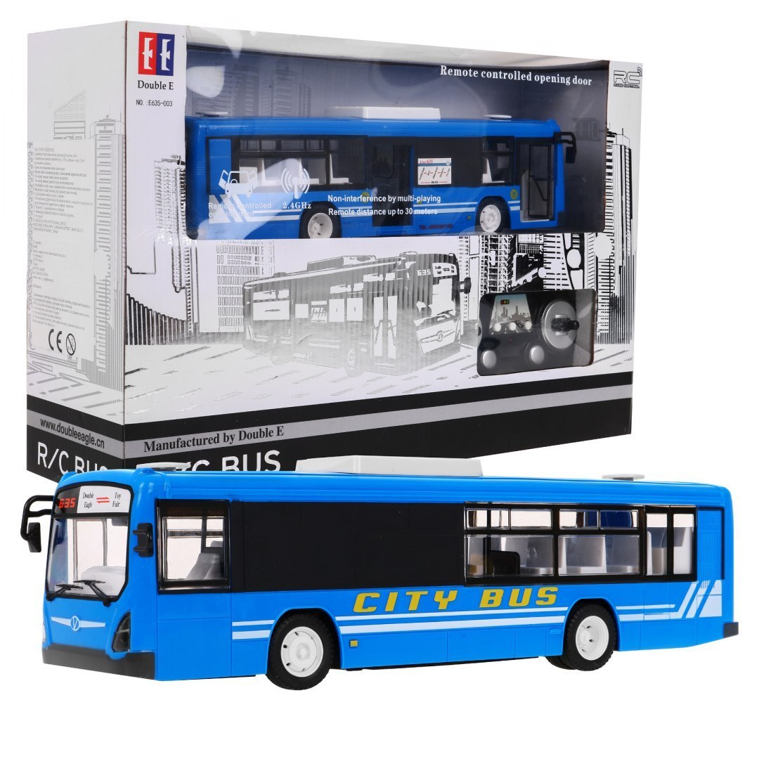 E-shop mamido Autobus na diaľkové ovládanie R / C 1:20 modrý