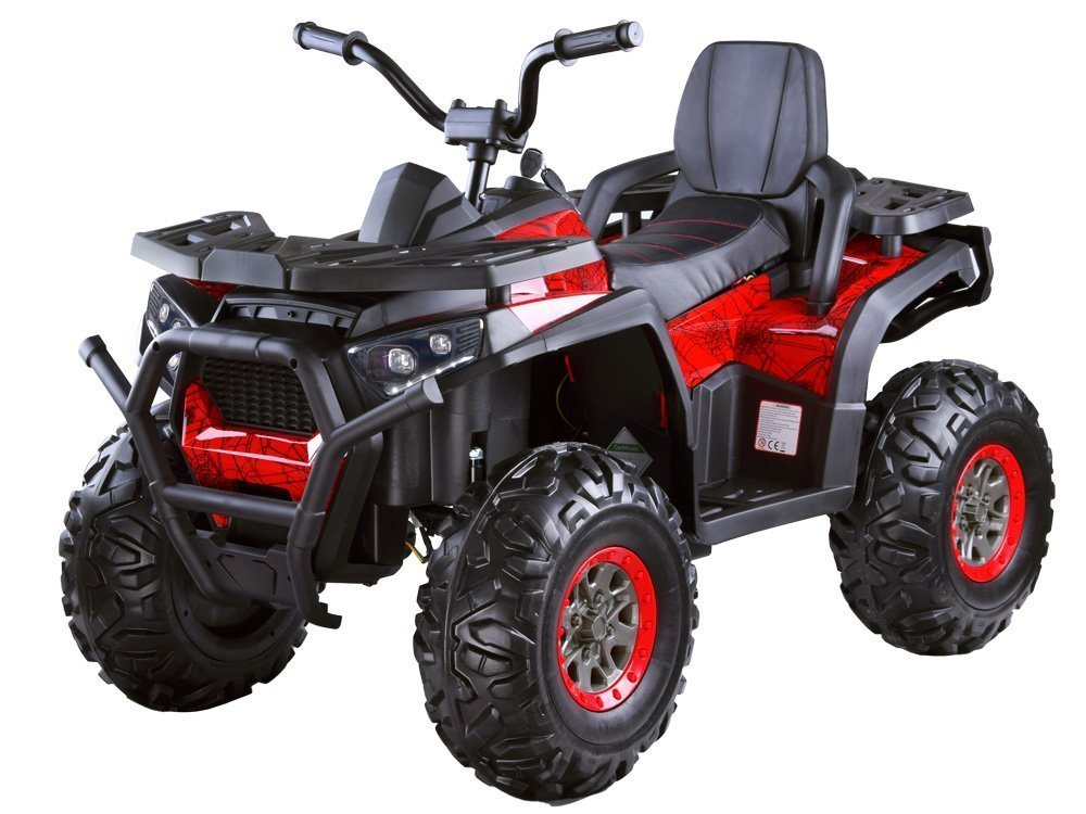 Detská elektrická štvorkolka Terrain Spider 4x4 lakovaná červená