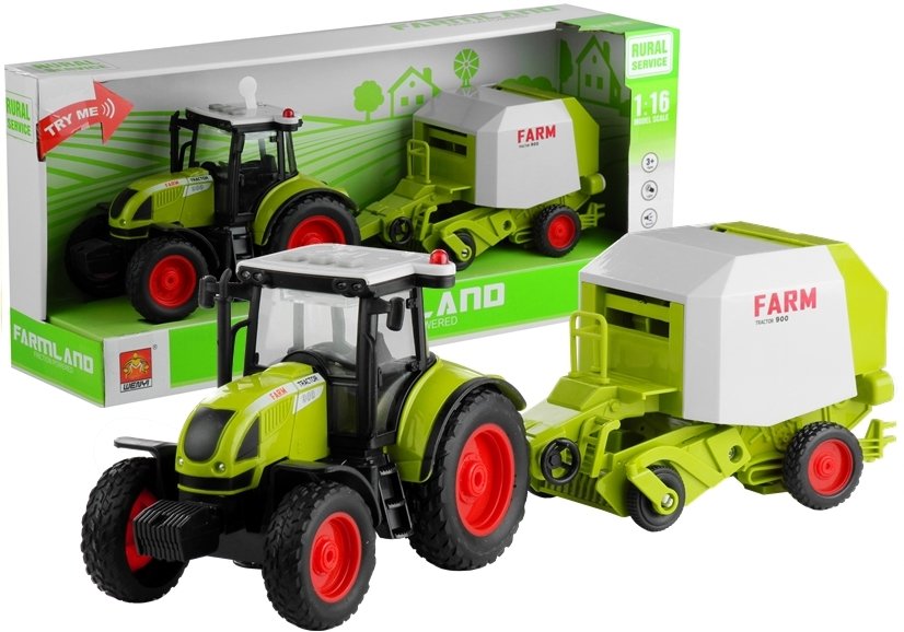 Naťahovacie traktor s prívesom