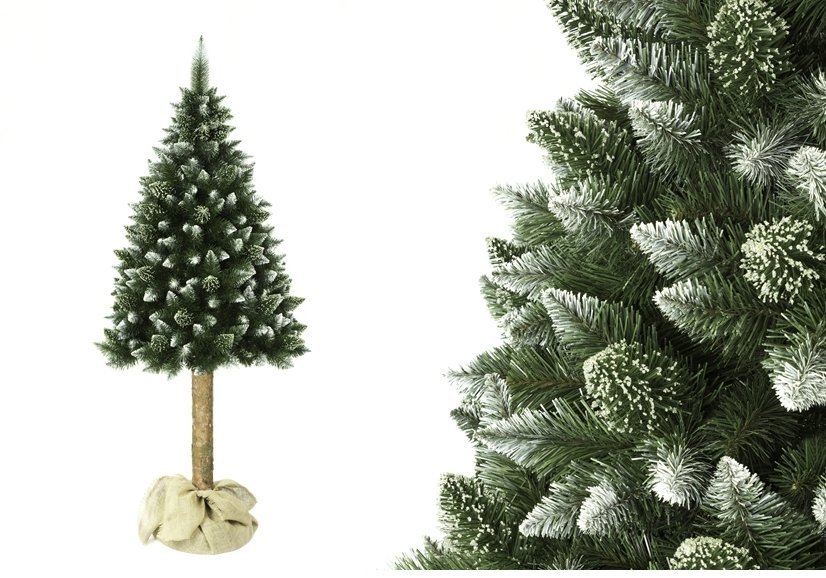 mamido Umelý vianočný stromček na kmienku borovice 180 cm