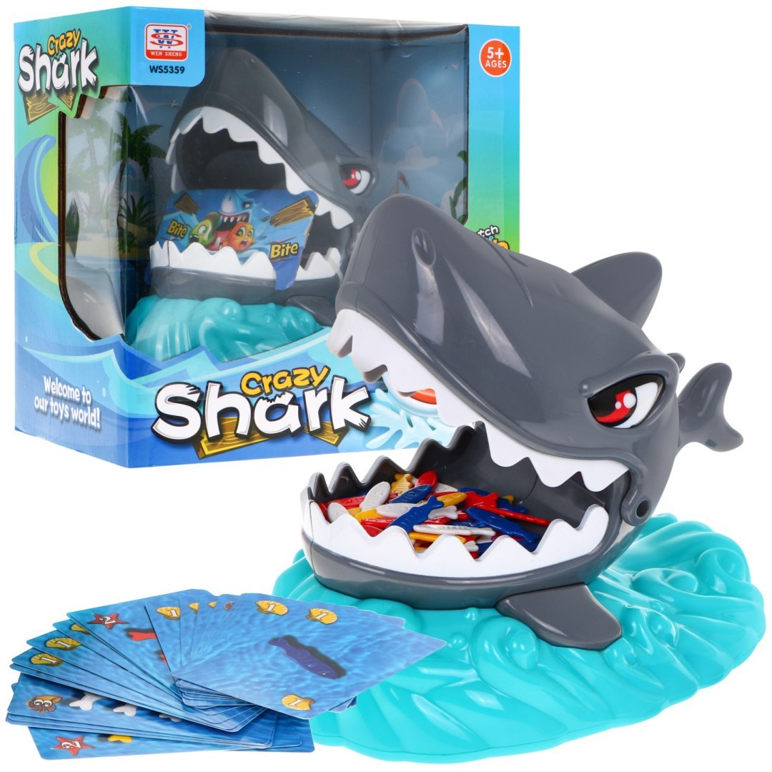 mamido Spoločenská hra Crazy Shark
