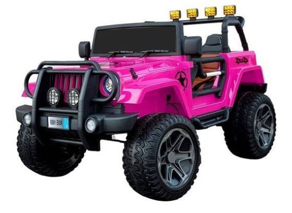 Elektrické autíčko Jeep Monster 4x4 ružové