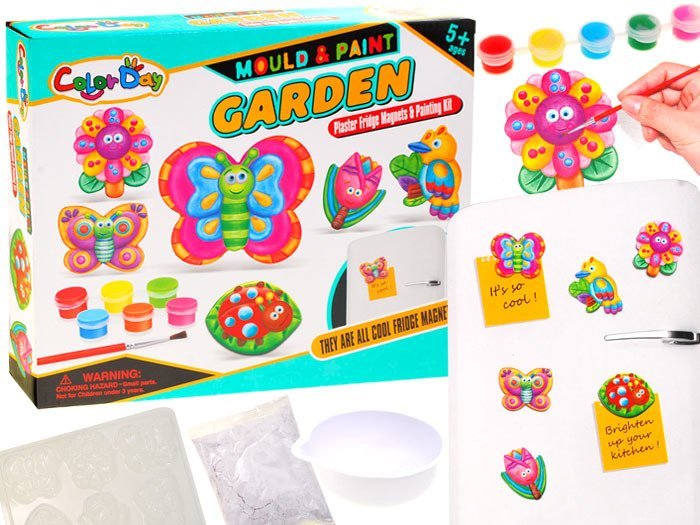 E-shop mamido Detské magnetky - kreatívne sada pre výrobu magnetov záhrada