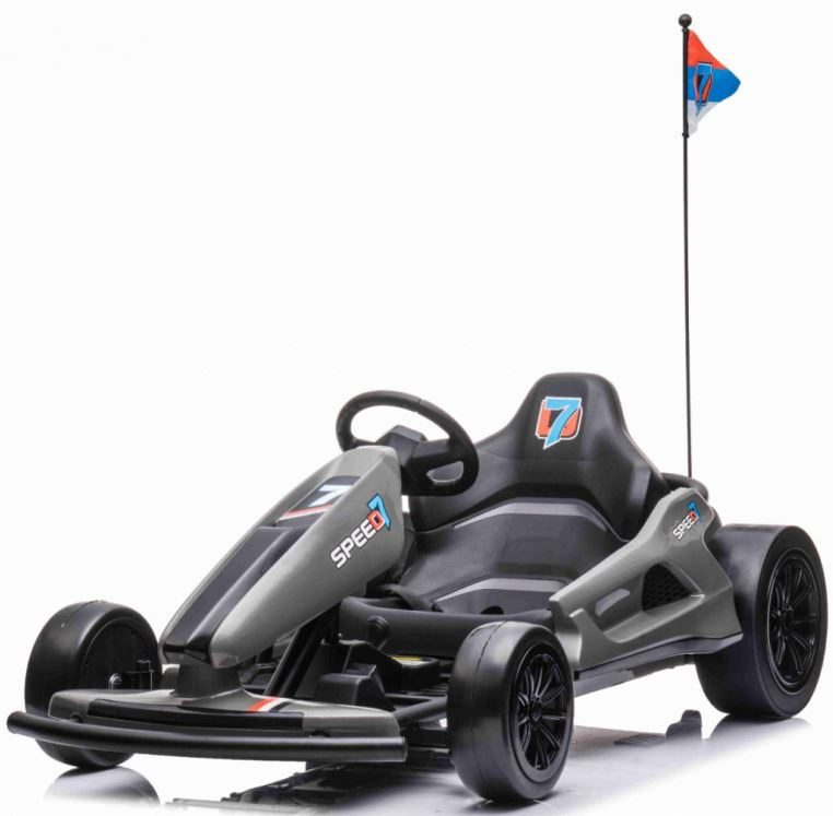 Detská elektrická motokára Speed 7 Drift šedá