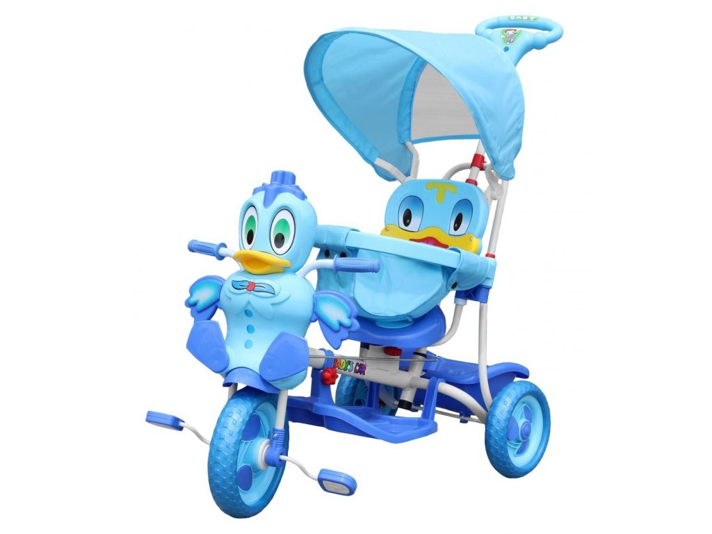 E-shop mamido Detská trojkolka kačička modrá