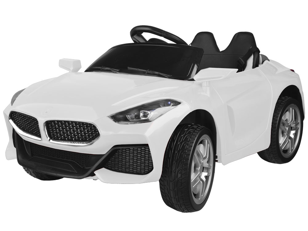 Elektrické autíčko BEMA cabrio biele