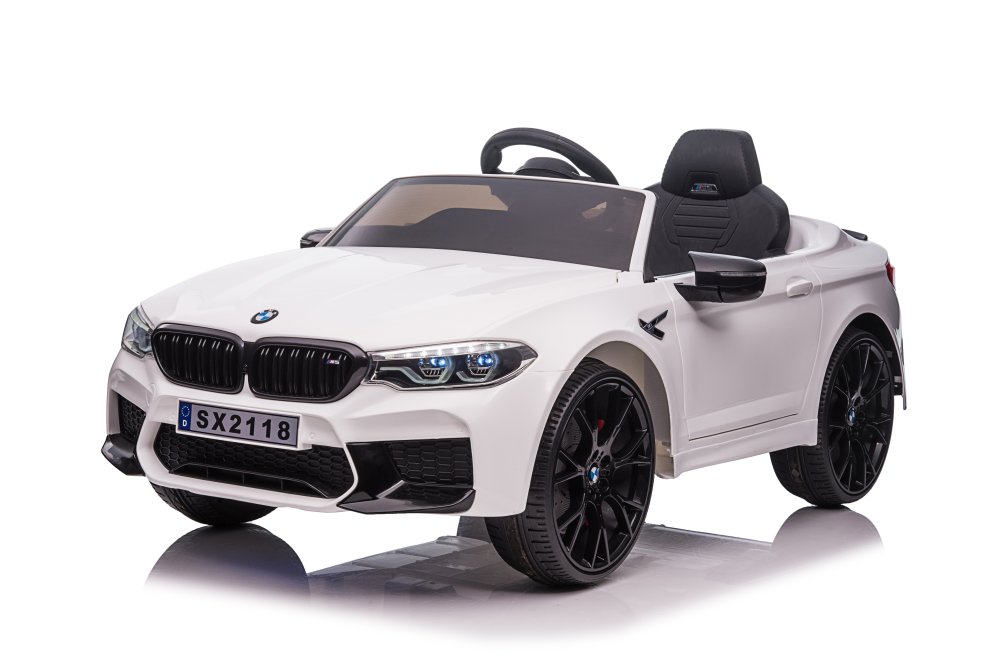 E-shop mamido Elektrické autíčko BMW M5 DRIFT šport biele 24V