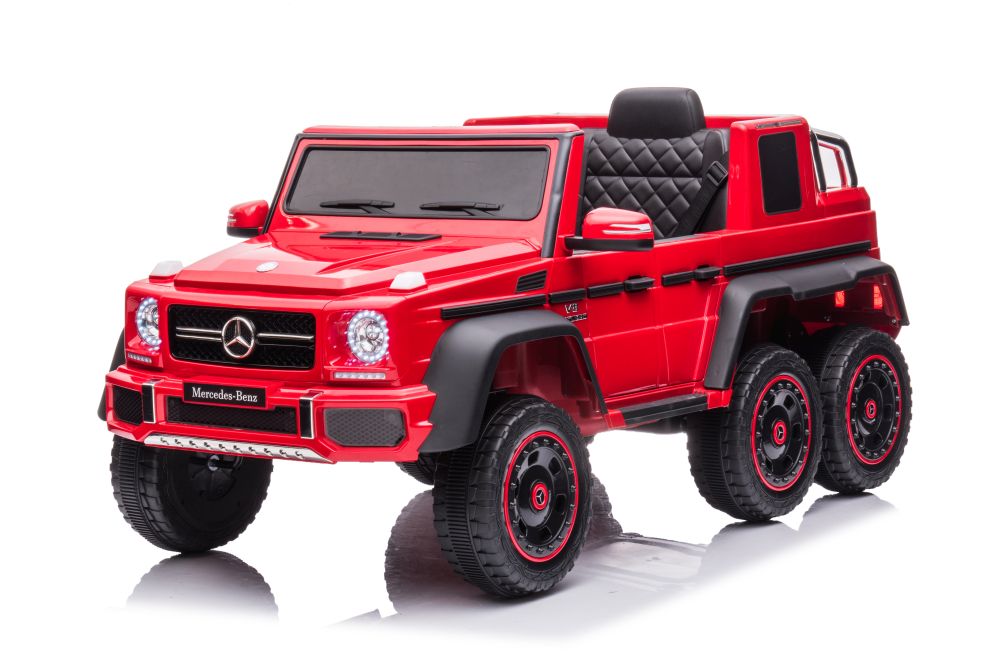 mamido Elektrické autíčko Mercedes Benz G63 6x6 červené