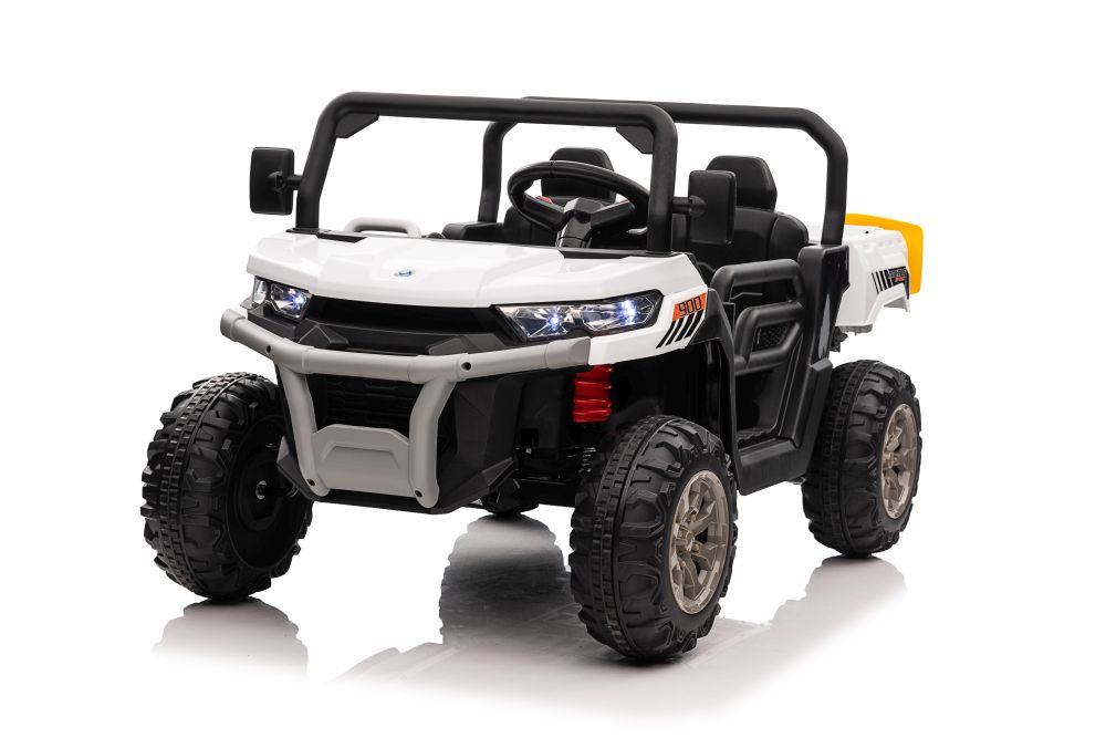 Elektrické autíčko Farmer Truck 4x4 biele