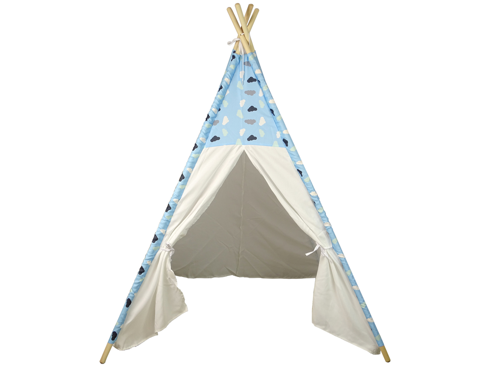 Detský stan Teepee s mráčikmi