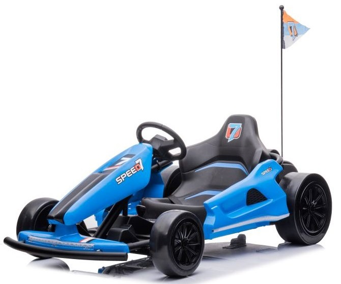 Detská elektrická motokára A035 Drift modrá