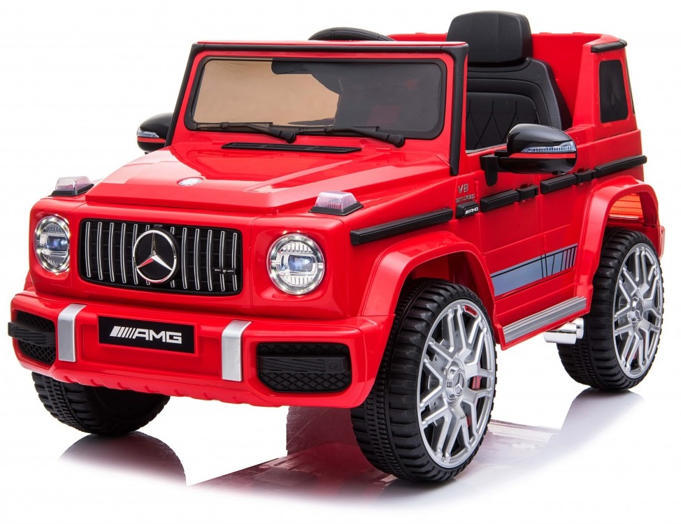 mamido Elektrické autíčko Mercedes G63 AMG červené