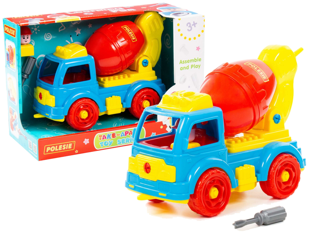 mamido Domiešavač betónu Transportné bloky na odskrutkovanie DIY 29 Elements 84804