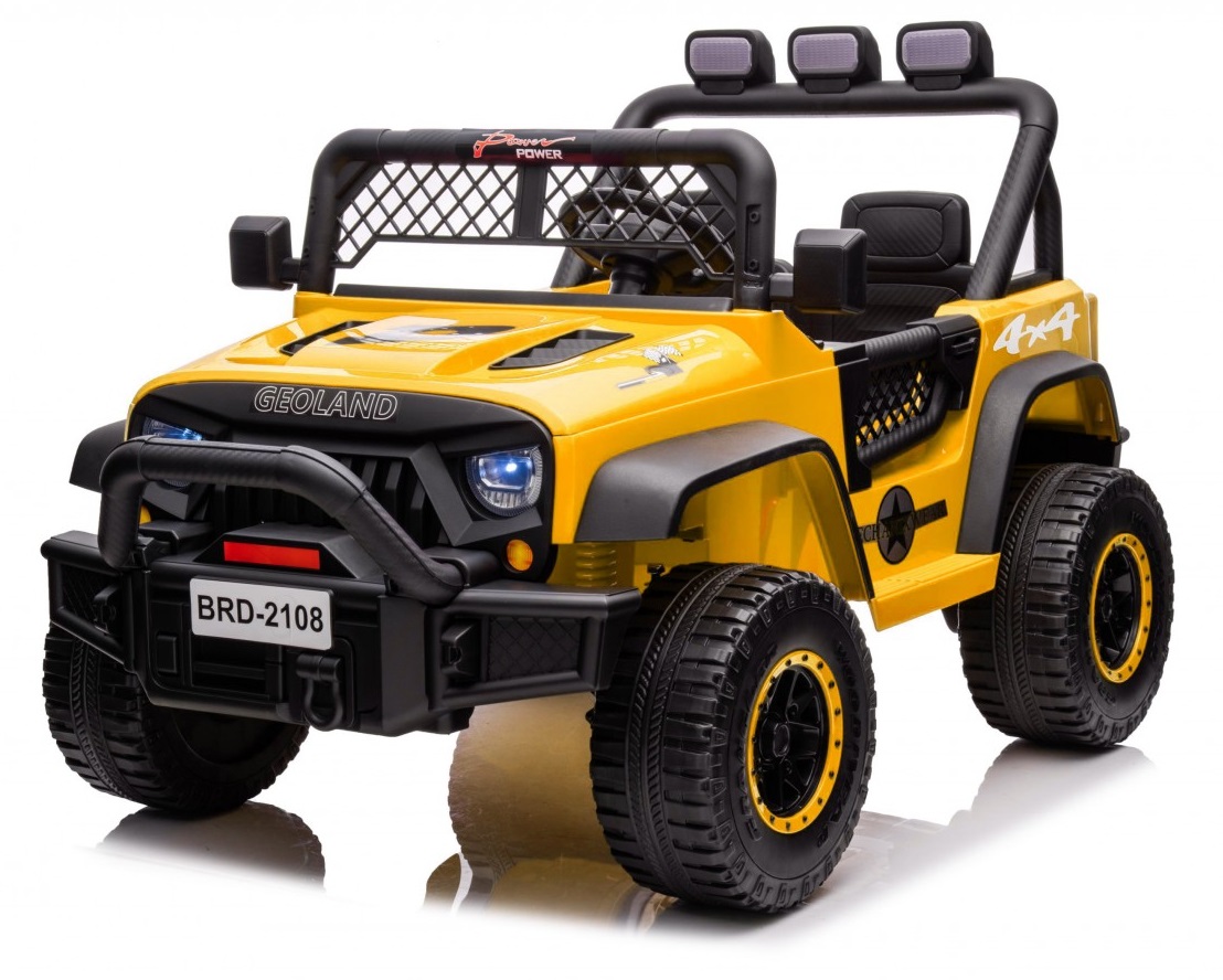 Elektrické autíčko jeep Geoland Power 2x200W žlté