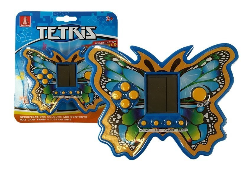 mamido Elektronická hra Tetris Butterfly modrá