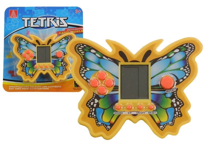 mamido Elektronická hra Tetris Butterfly žltá