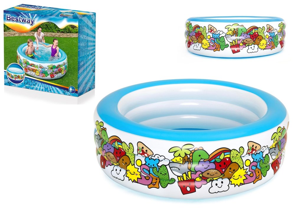 Okrúhly nafukovací bazén 152 cm x 51 cm Bestway 51121