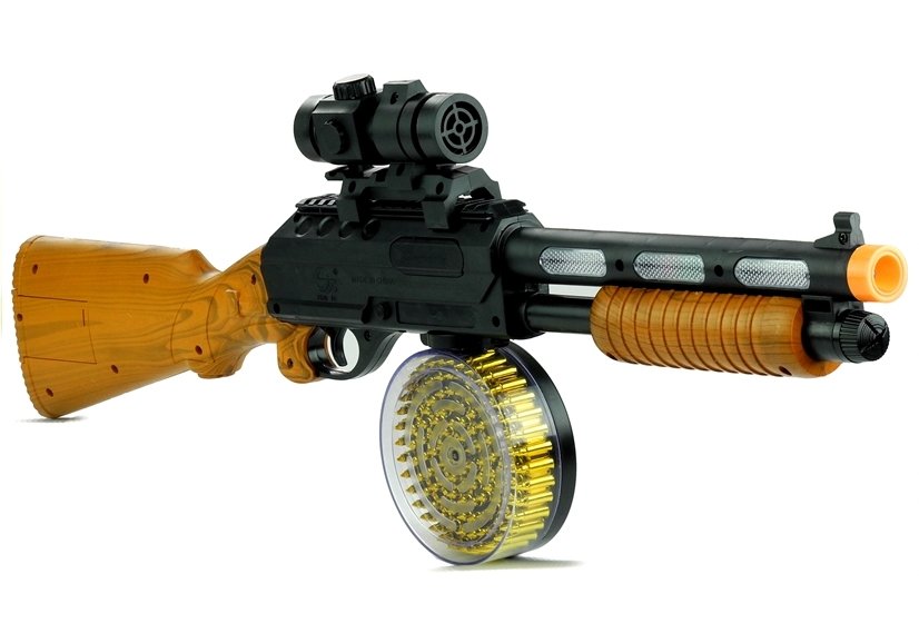 mamido Pištoľová zbraň AK 868-1 Gunle Shines Game 60 cm