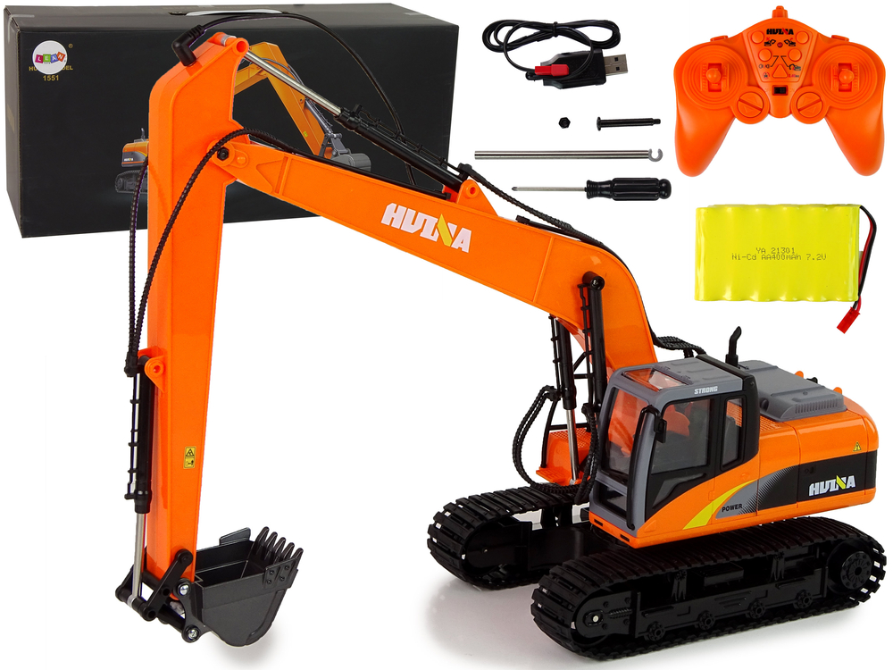 Profesionálne pásové rýpadlo R/C 15 Funkcia 2.4G 1:14 diaľkové ovládanie