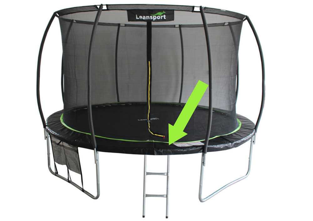 mamido  Pružinový kryt pre trampolínu Sport Max 10ft čierno-zelená