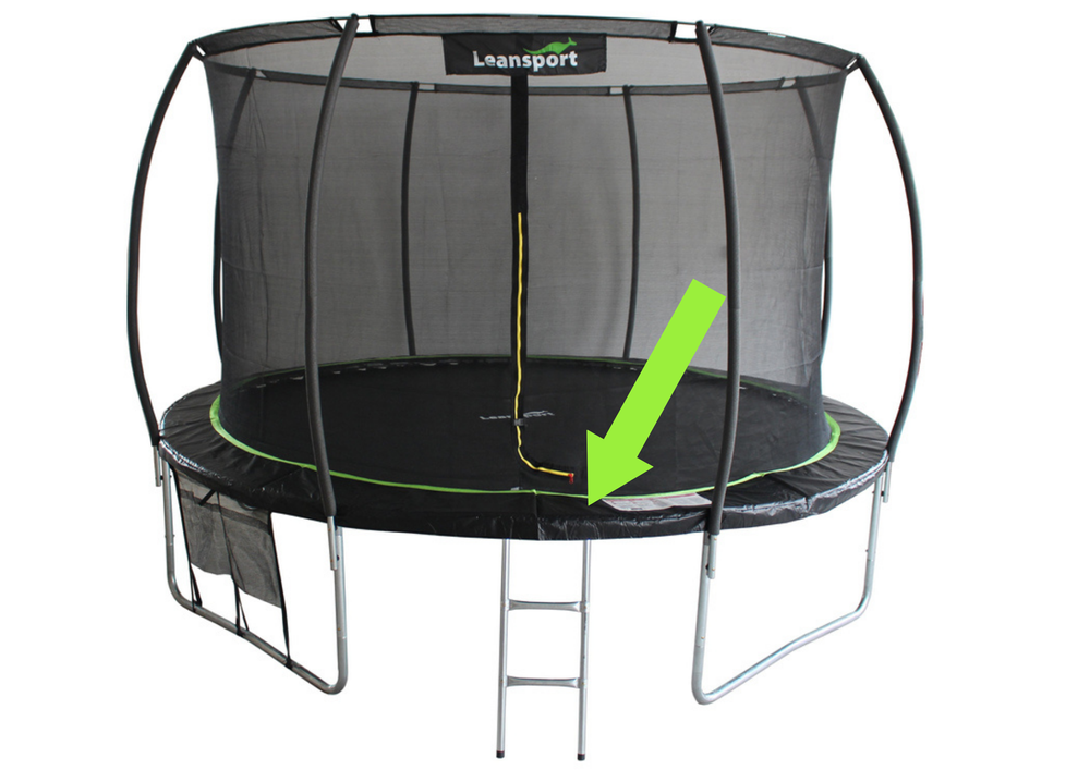 mamido  Pružinový kryt pre trampolínu Sport Max 14ft čierno-zelená