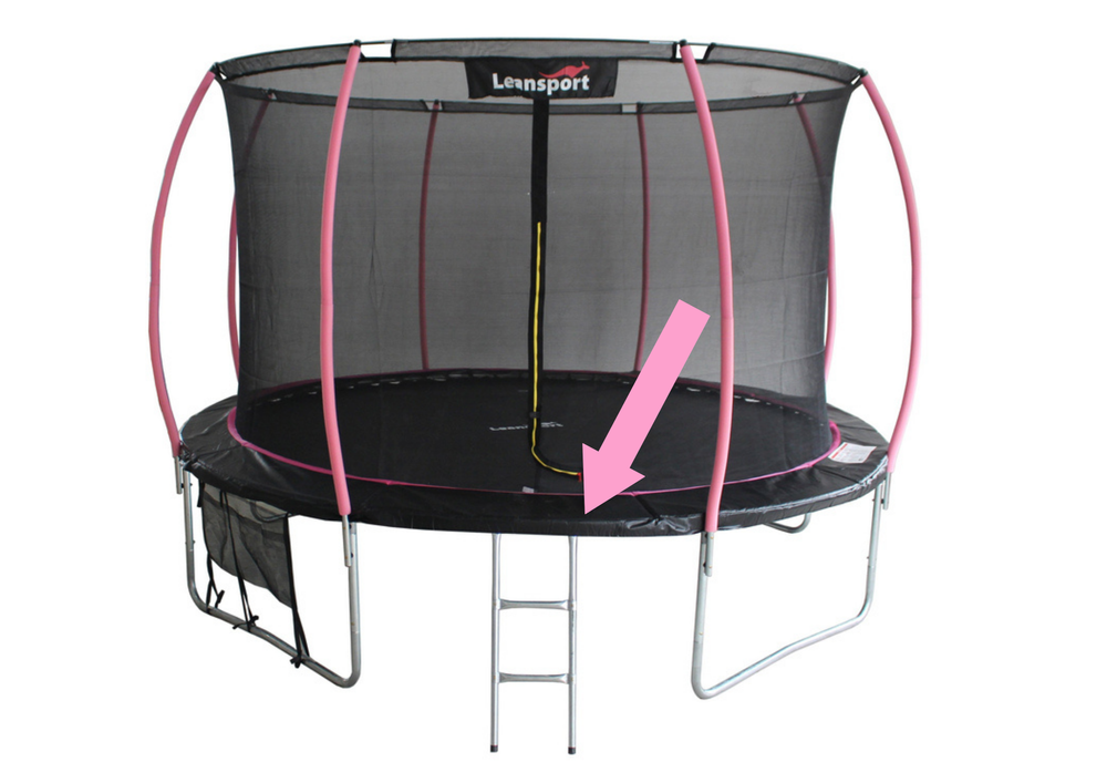 mamido  Pružinový kryt pre trampolínu Šport Max 6ft čierno-ružový