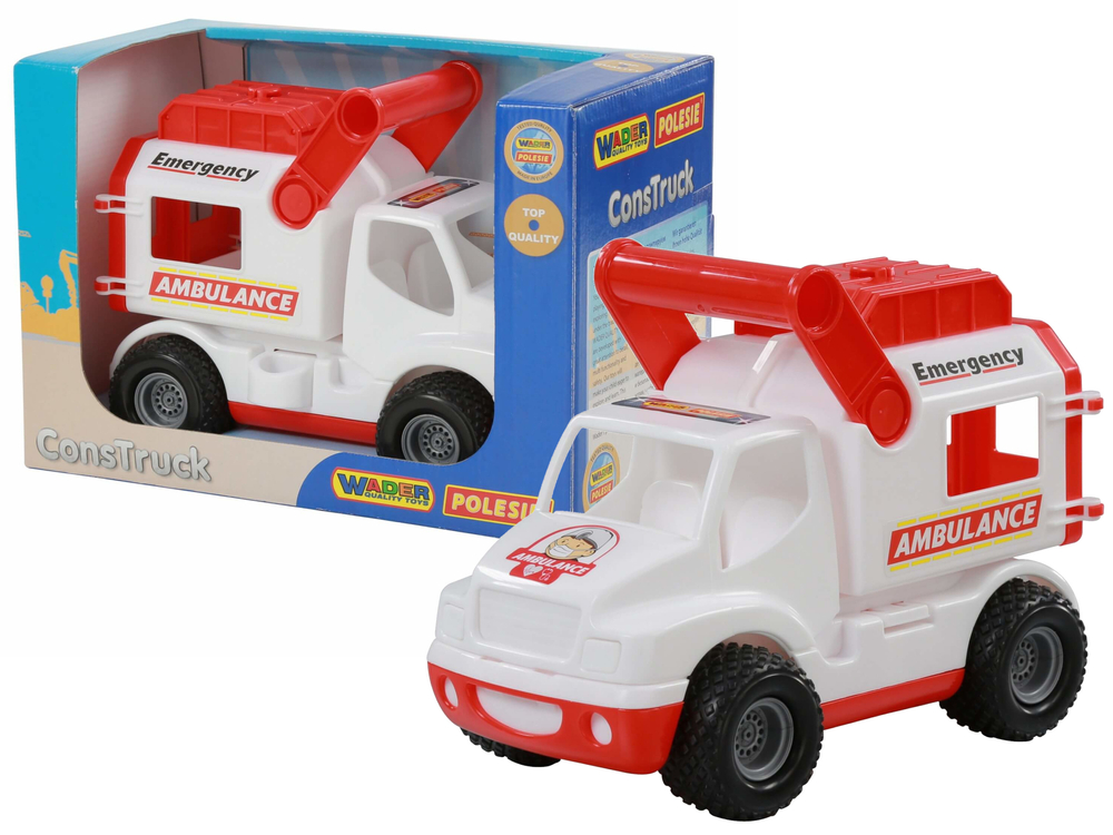 mamido Sanitka Auto ConsTruck White Polesie 41913