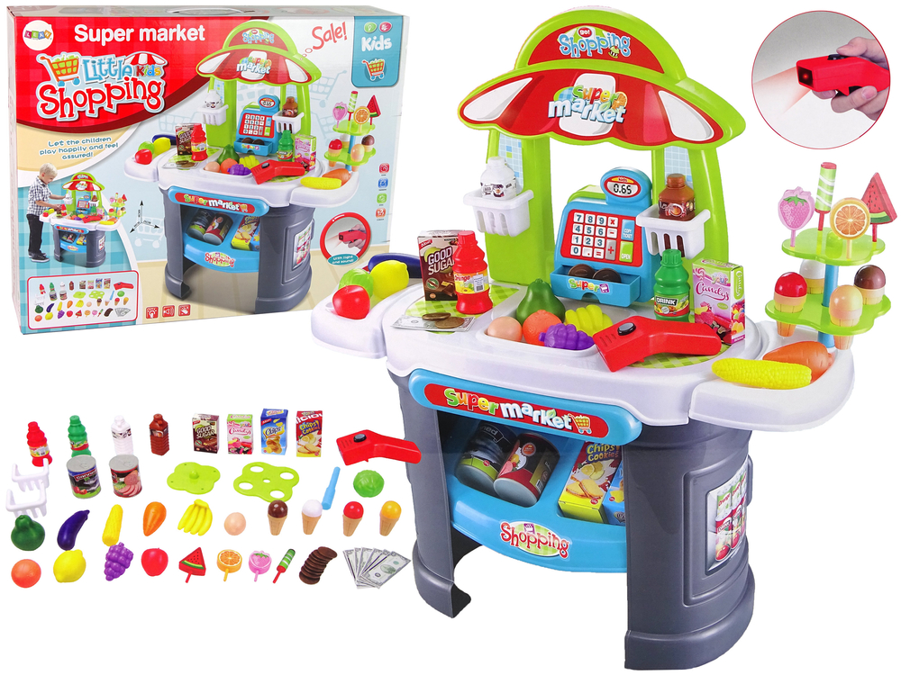 Set Supermarket Scanner Detské potraviny