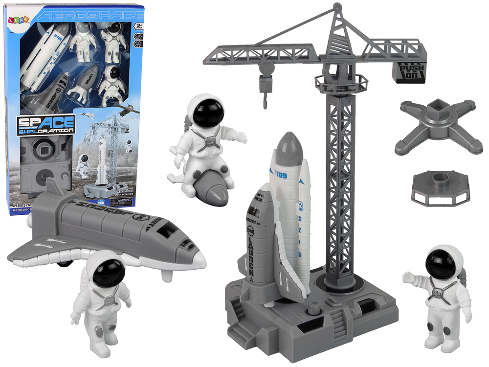 Space Kit Platform Raketový raketoplán Vesmírne figúrky