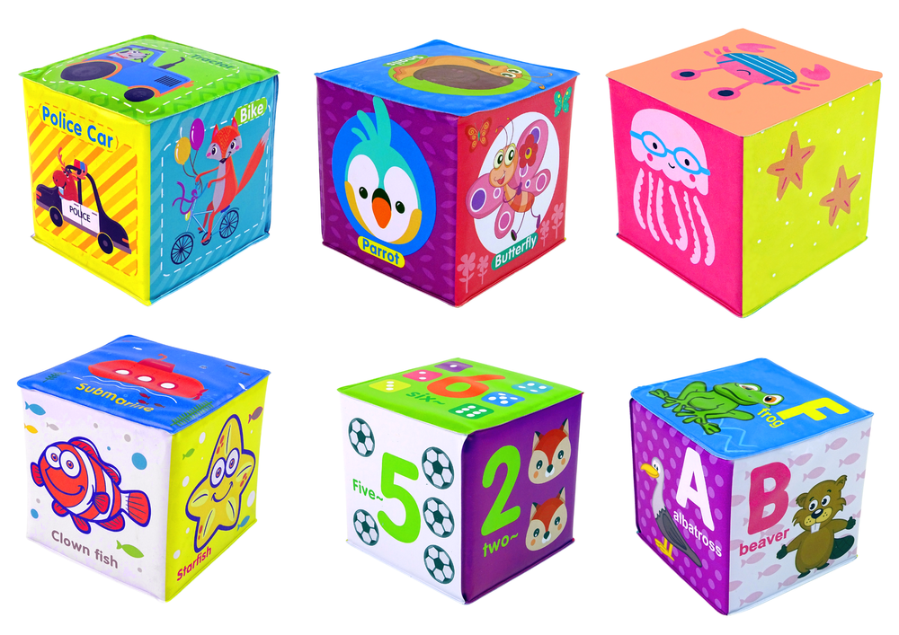 mamido Vzdelávacie penové bloky pre batoľatá, puzzle obrázky