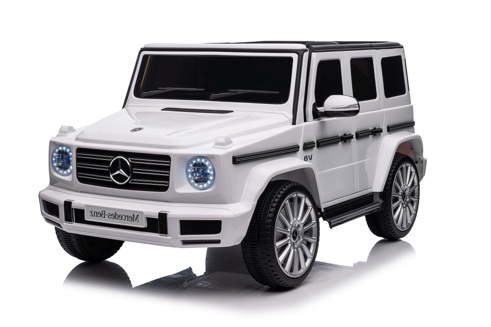 Detské elektrické autíčko Mercedes G500 4x4 biele