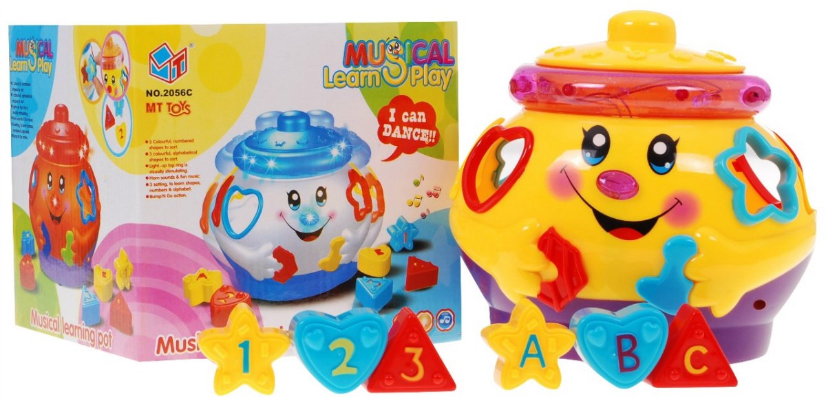 Mamido  Mamido Multifunkčný hudobný vkladačka - interaktívne kotlík pre deti