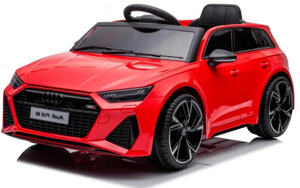 Elektrické autíčko Audi RS6 červené
