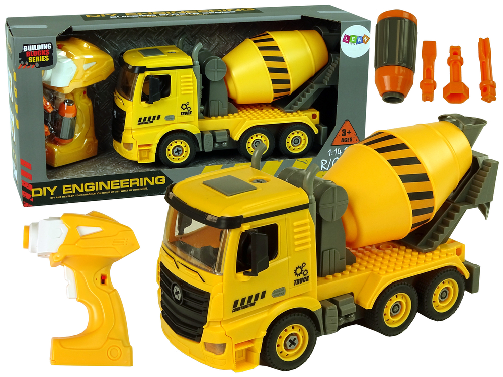 Miešačka na betón DIY na diaľkové ovládanie Builders pear R/C