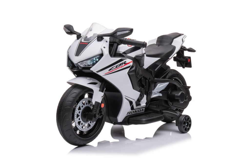 mamido Elektrické autíčko Honda CBR 1000RR Biely