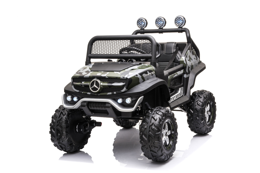mamido Elektrické autíčko na akumulátor Unimog S Moro Lakované