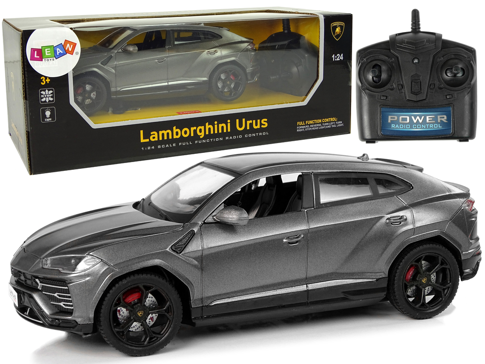 Elektrické autíčko R/C 1:24 Lamborghini Urus Čierny 2.4 G Svetlá