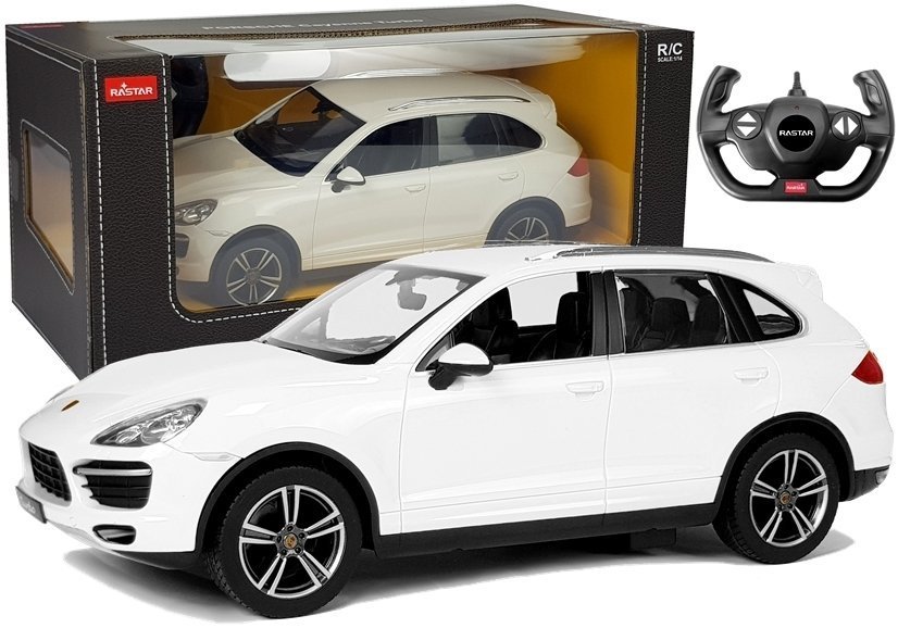 Elektrické autíčko R/C Porsche Cayenne Rastar 1:14 Biele