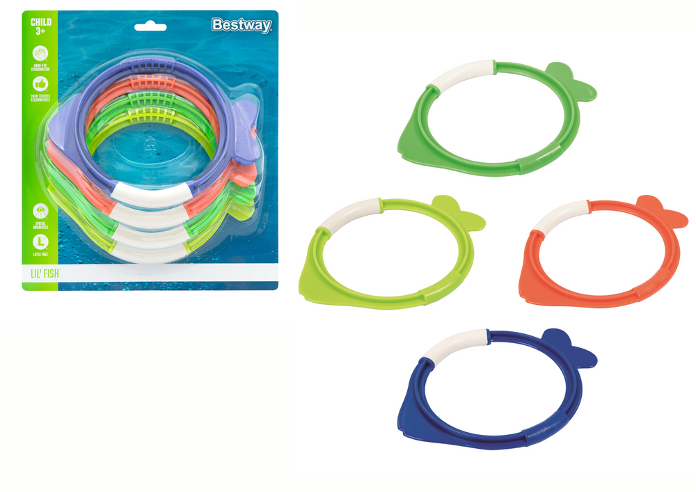Hračky pre Potápanie 4 Rybičky Bestway
