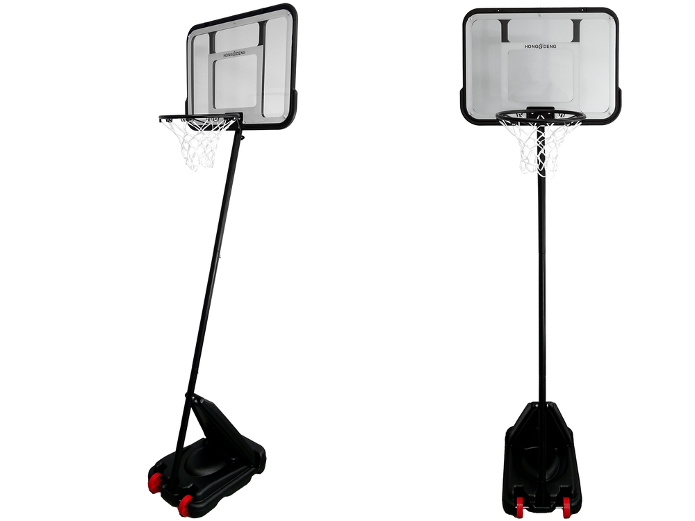 mamido  Kôš na basketbal na kolieskach lopta záhrada čierny 3 m