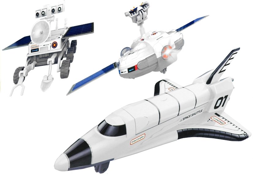 mamido  Kreatívna vesmírna solárna sada 3v1 elektrické autíčko DIY