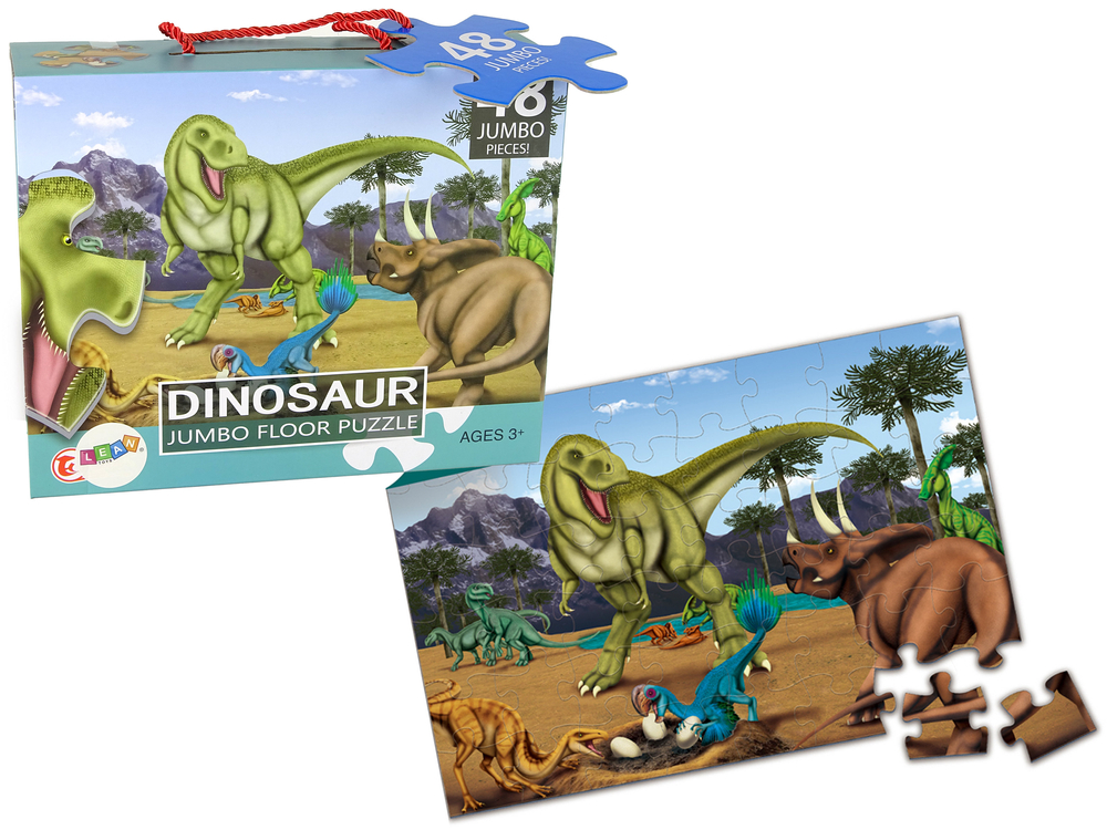mamido  Puzzle pre deti skladačka Dinosaury 48 prvkov