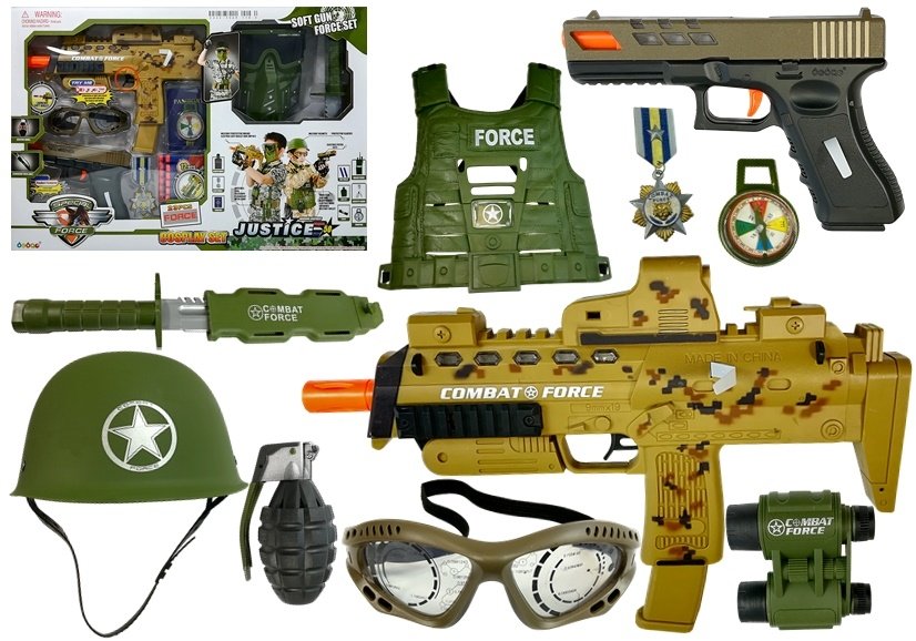 mamido Sada Armádny Pištoľ na Šípky MP7 Glock 17
