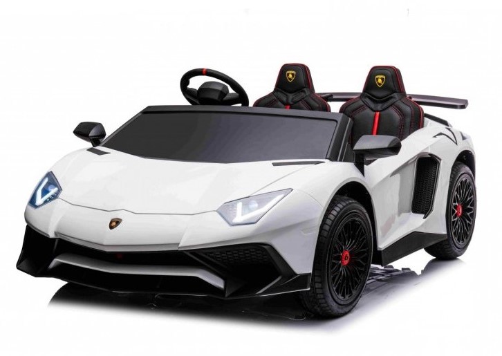 Elektrické autíčko Lamborghini Aventador SV Strong 200W 24V biele