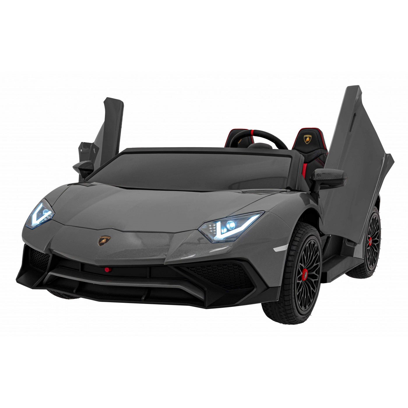 Elektrické autíčko Lamborghini Aventador SV Strong 200W 24V sivé