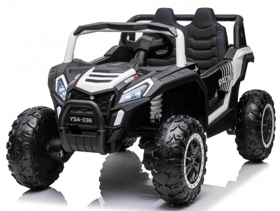 Elektrické autíčko Buggy UTV Racing 4x4 biele