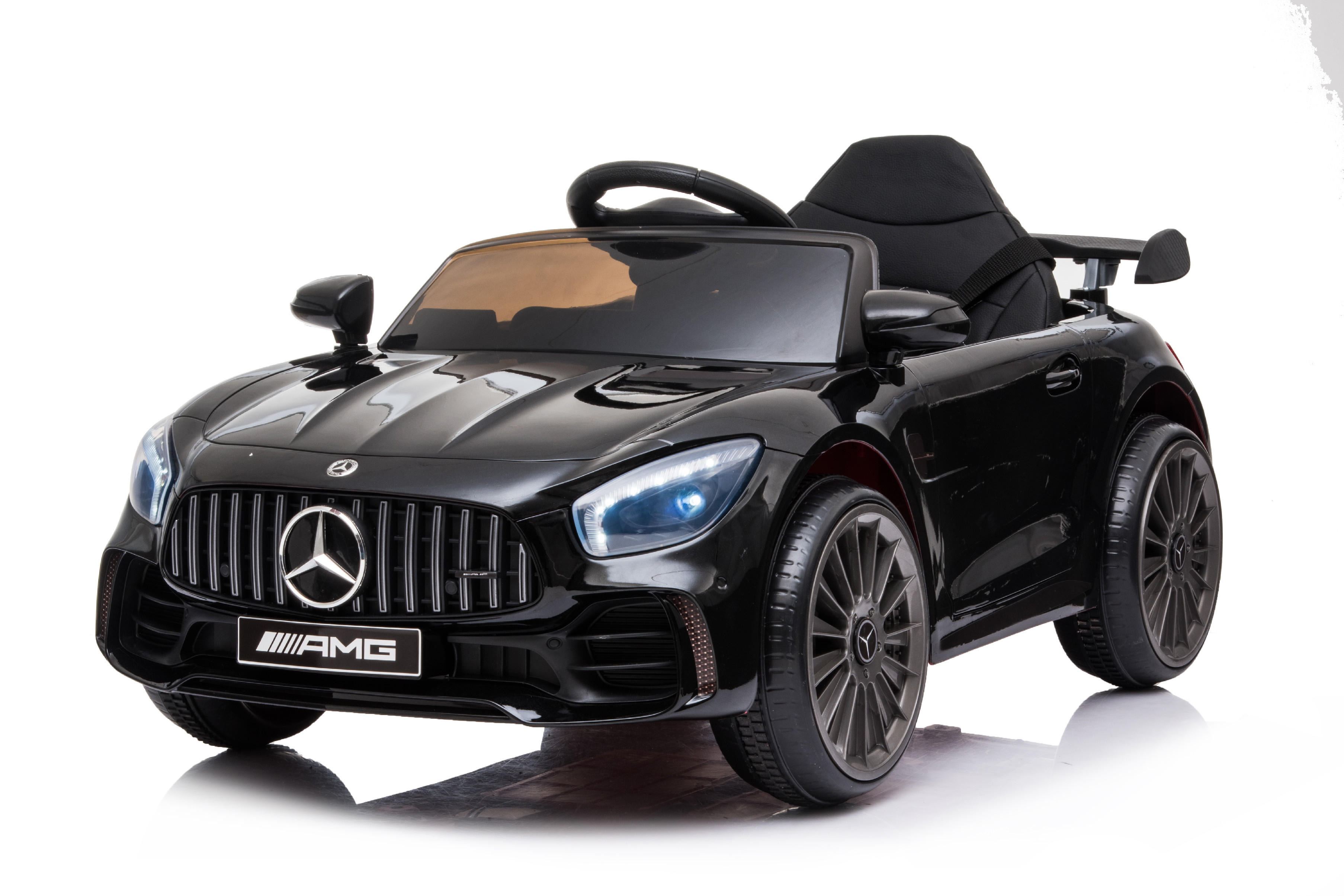 Detské elektrické autíčko Mercedes AMG GT R Pre čierne
