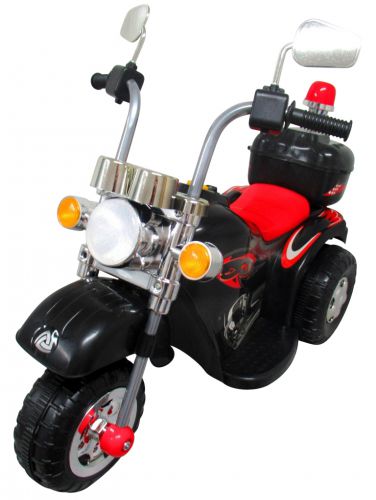 Elektrická motorka M8 v čiernej farbe